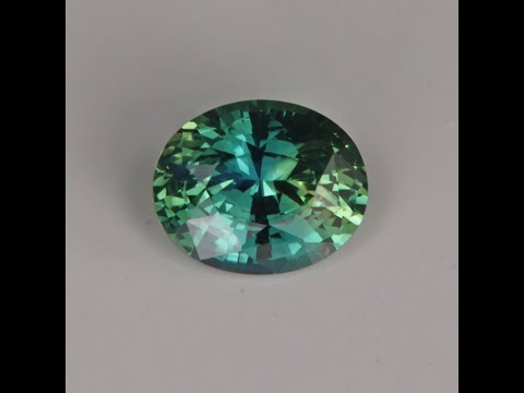 Oval Bi-Color Sapphire Gemstone 1.63cts
