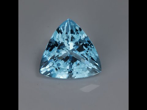 Trilliant Aquamarine Gemstone 4.55cts