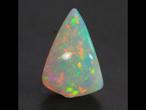 White Shield Cut Opal Gemstone 6.60 Carats