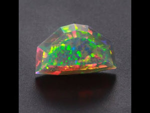 13.50ct Semi Black Shield Ethiopian Opal