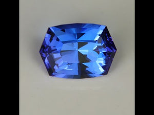 Violet Blue Barion Style Octagon Tanzanite Gemstone 3.94 Carats