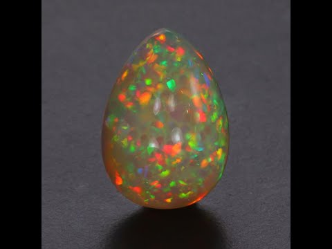 Pear Shape Cabochon Welo Opal Gemstone 14.78 Carats