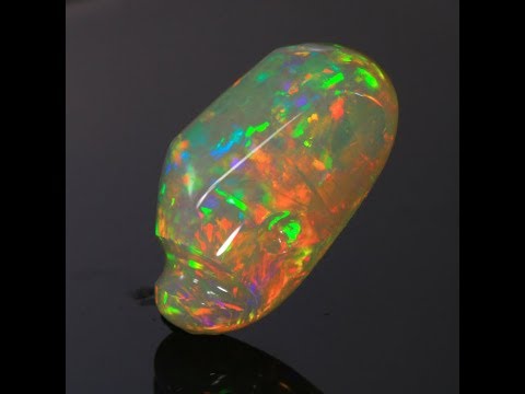 Exceptional Colors Freeform Welo Opal  Gemstone 22.80 Carats