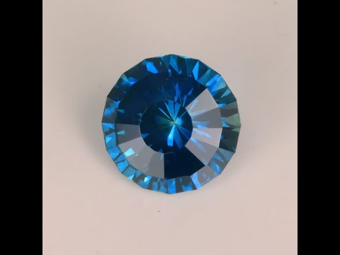 Round Brilliant Montana Sapphire Gemstone 1.34cts