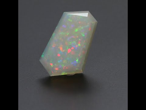 Freeform faceted Welo Opal 12.68 Carats