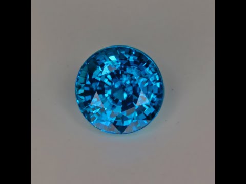 Hidden Gem #2 | Round Brilliant Blue Zircon Gemstone 4.21cts