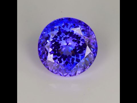 Hidden Gem #1 | Blue Violet Round Brilliant Tanzanite Gemstone 7.78ct