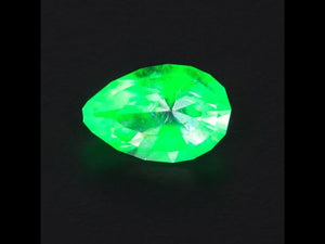 Daylight Fluorescent Green Hyalite Opal Gemstone 3.30 Carats