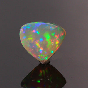 Vivid Colors Freeform Cabochon Welo Opal Gemstone 5.64 Carats
