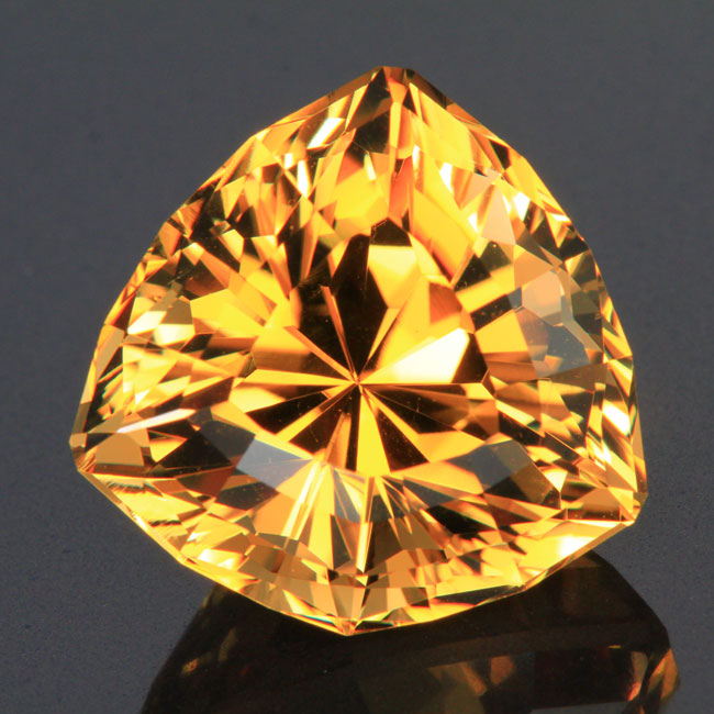Golden Yellow Shield Scapolite 40.42 Carats