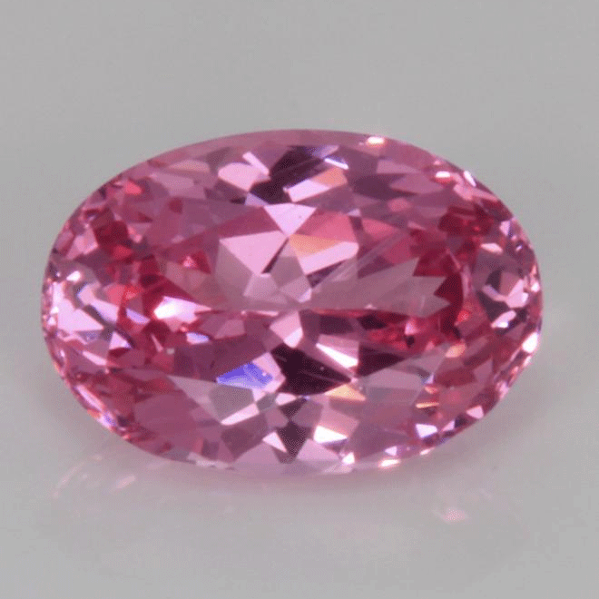 Spinel Gemstone pink oval 