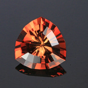 Peach Trilliant Cut Sunstone Gemstone 5.38 Carats