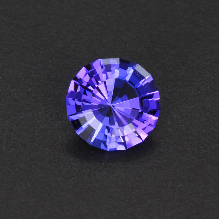 Blue Violet Round Tanzanite Gemstone 2.18 Carats