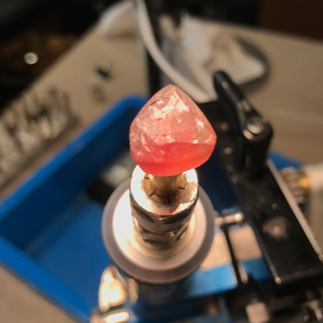 Violet Red Trilliant Cut Tourmaline Gemstone 6.03 Carats